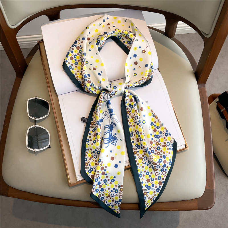 Luxury Bags Expensive - Fashion Print Long Silk Scarf For