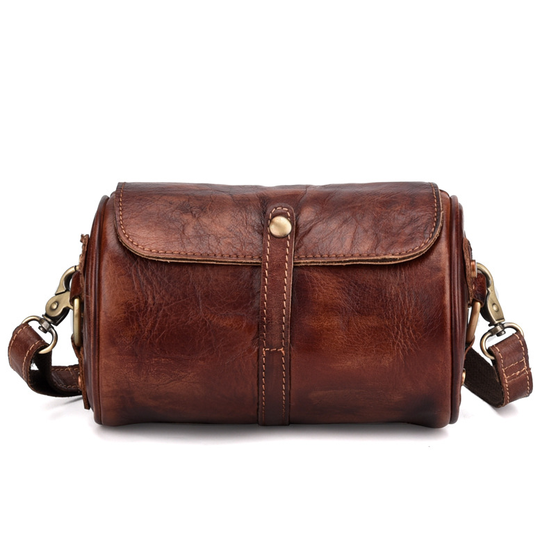 Luxury Bags Hand Painted - 2025 Fashion Retro Leather Bag Hand-painted