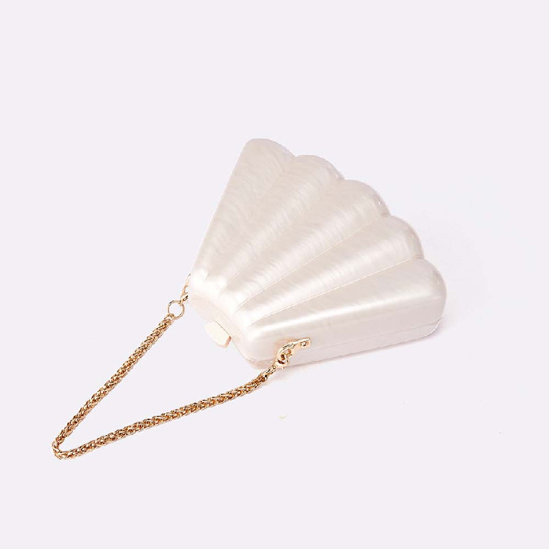 Evening Party Shoulder Acrylic - Luxury Bags White ulasan dan harga