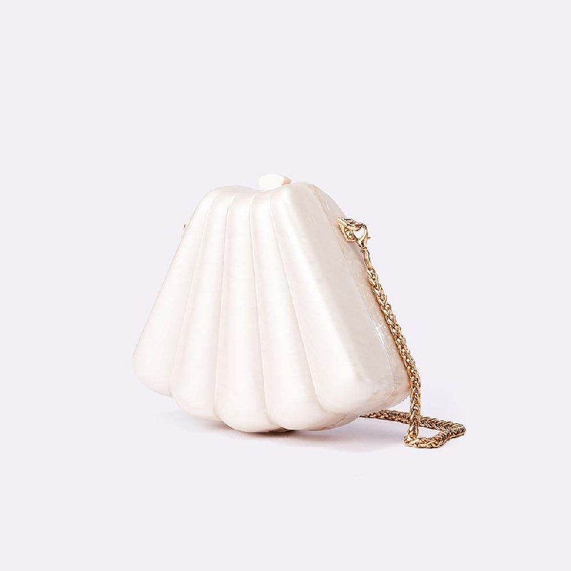 Evening Party Shoulder Acrylic - Luxury Bags White ulasan dan harga