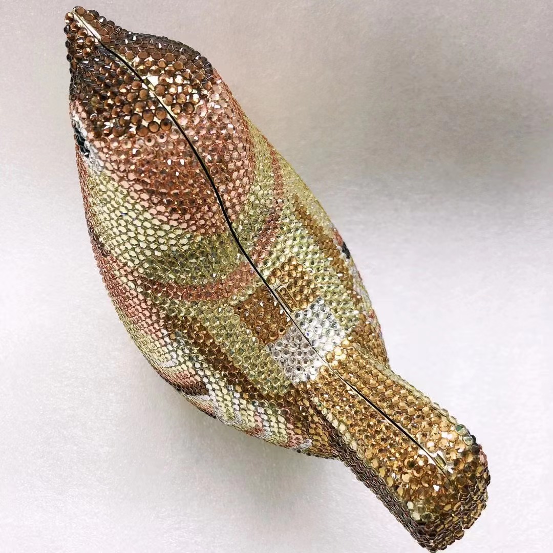 Bird Diamond Evening Bag Clutc - Luxury Bags White ulasan dan harga