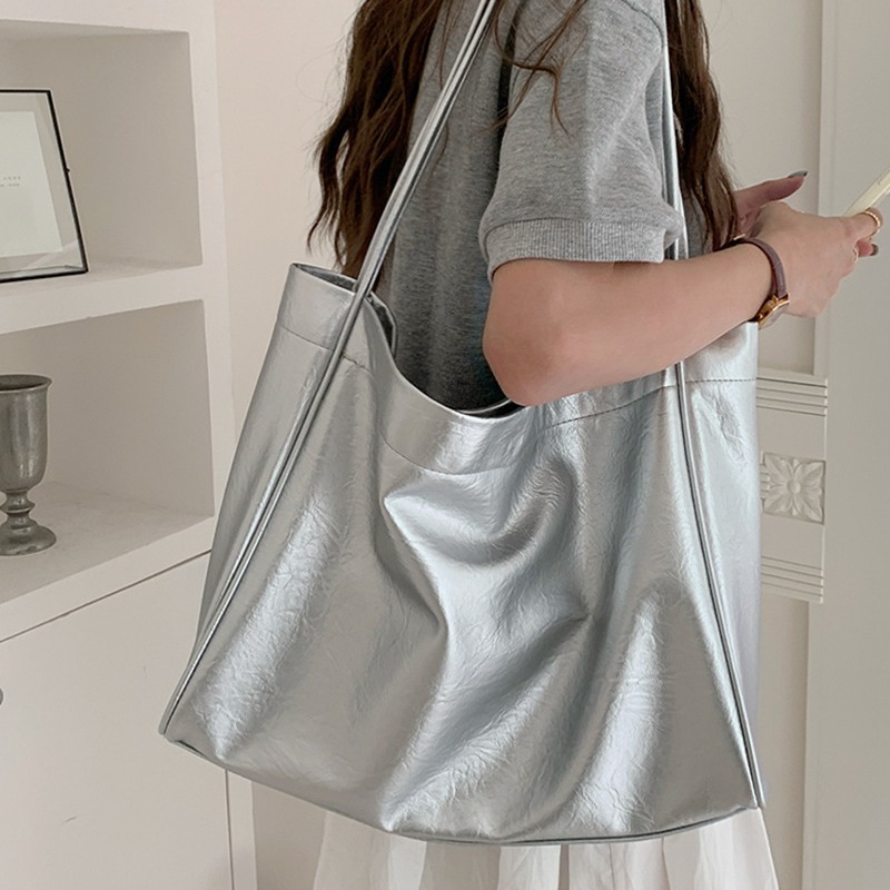 Casual large capacity totes Co - Luxury Tote Bags With Zipper ulasan dan harga