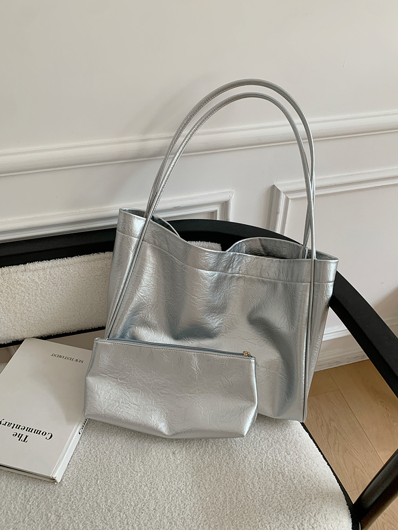 Casual large capacity totes Co - Luxury Tote Bags With Zipper ulasan dan harga
