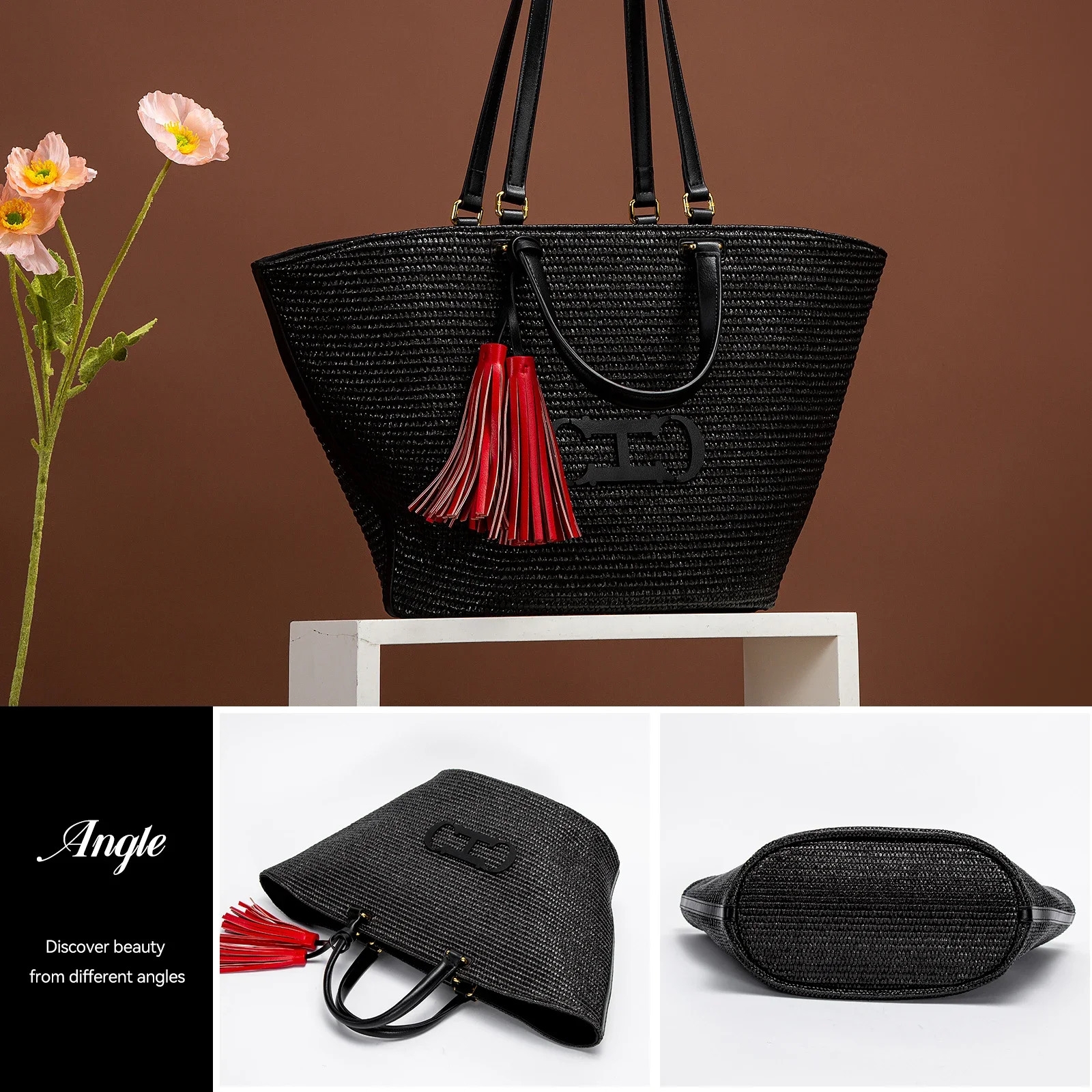 CH Premium Feeling Travel Tote - Luxury Tote Bags With Zipper ulasan dan harga