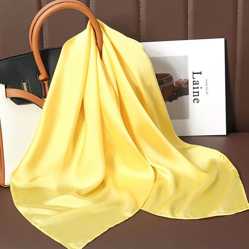 Luxury Solid Color Silk Square - Luxury Bags Expensive ulasan dan harga