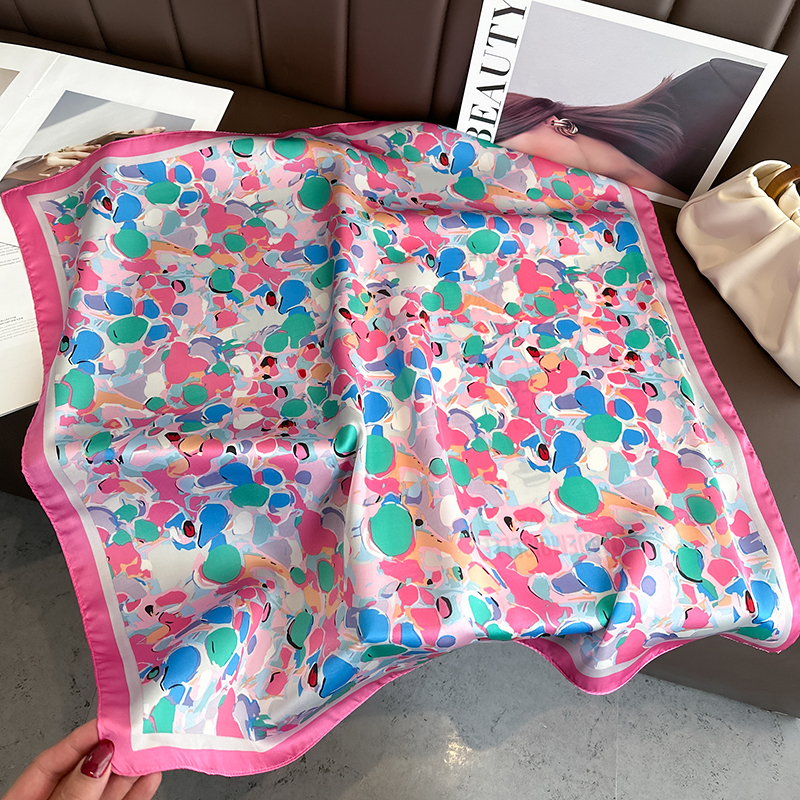Luxury Floral Print Square Sil - Luxury Bags Expensive ulasan dan harga