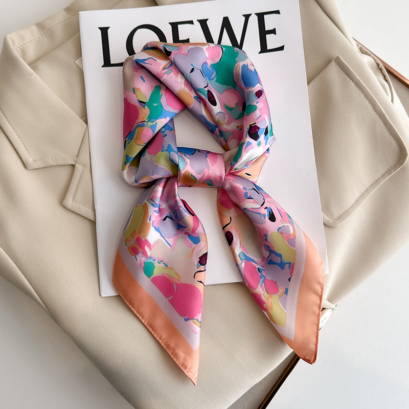 Luxury Floral Print Square Sil - Luxury Bags Expensive ulasan dan harga