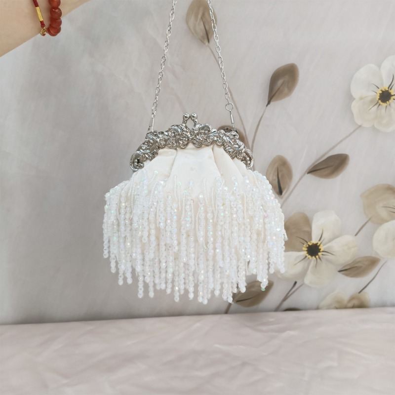 Elegant Bride Bags Vintage Tas - Luxury Bags White ulasan dan harga