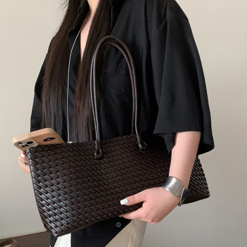Luxury High-end Woven Tote Bag - Luxury Tote Bags With Zipper ulasan dan harga