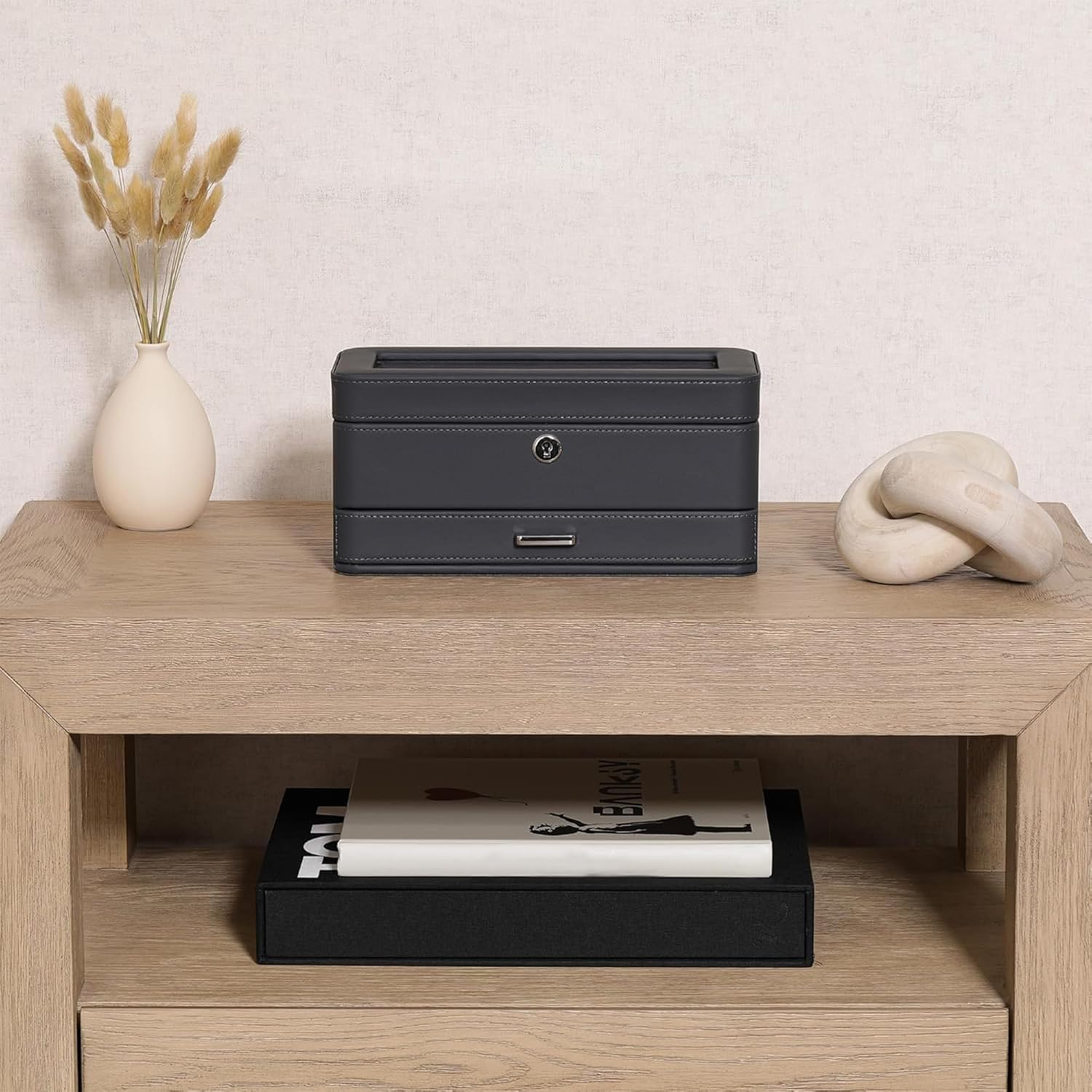 Luxury 4-Slot Watch Box with V - Luxury Bags In ulasan dan harga