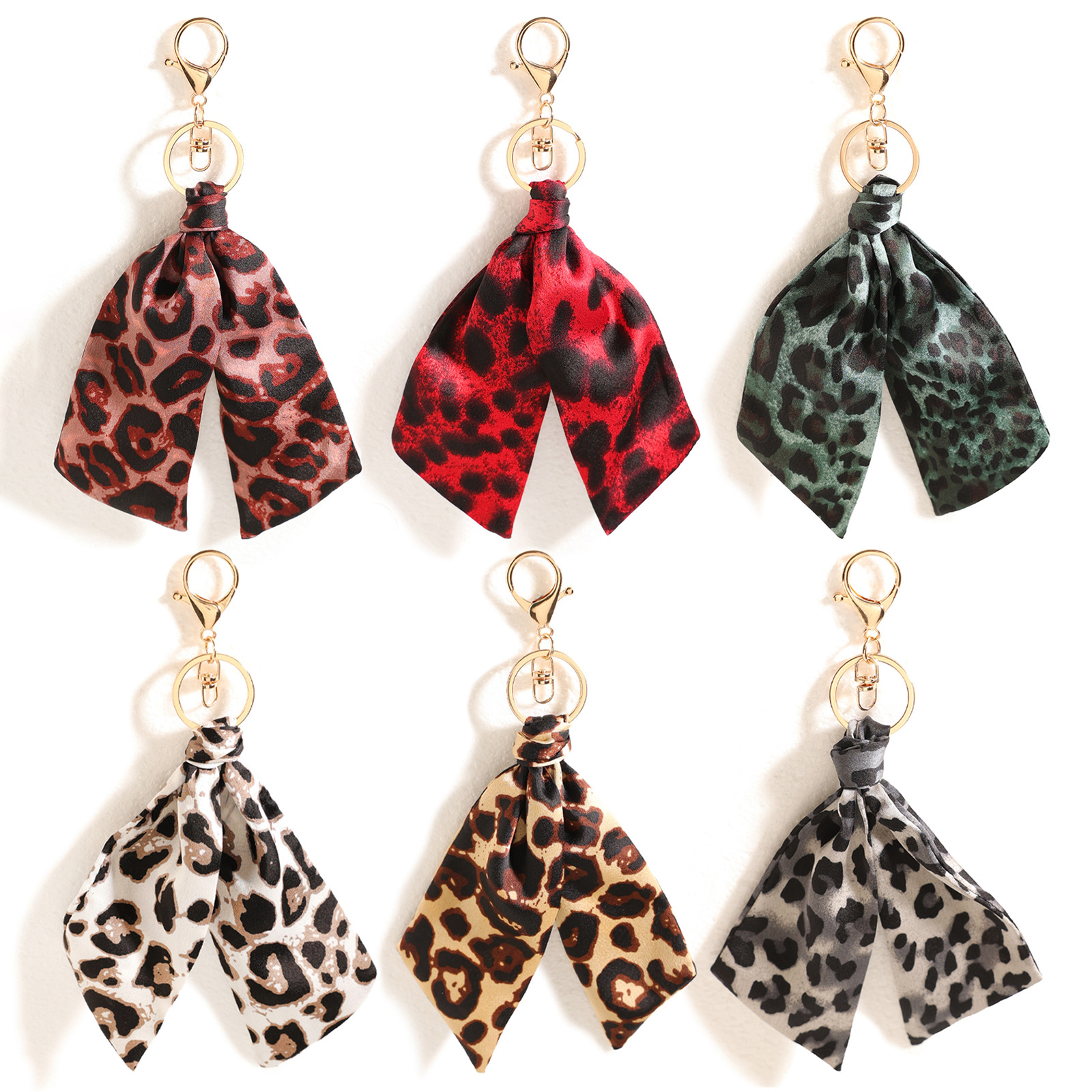 Cute Leopard print fabric pend - Luxury Bags White ulasan dan harga