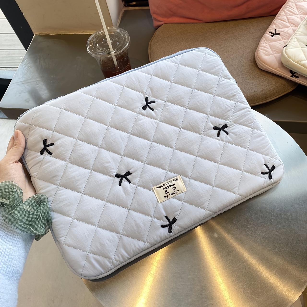 Cute Bow Graphic Laptop Bag Ta - Luxury Bags Laptop ulasan dan harga
