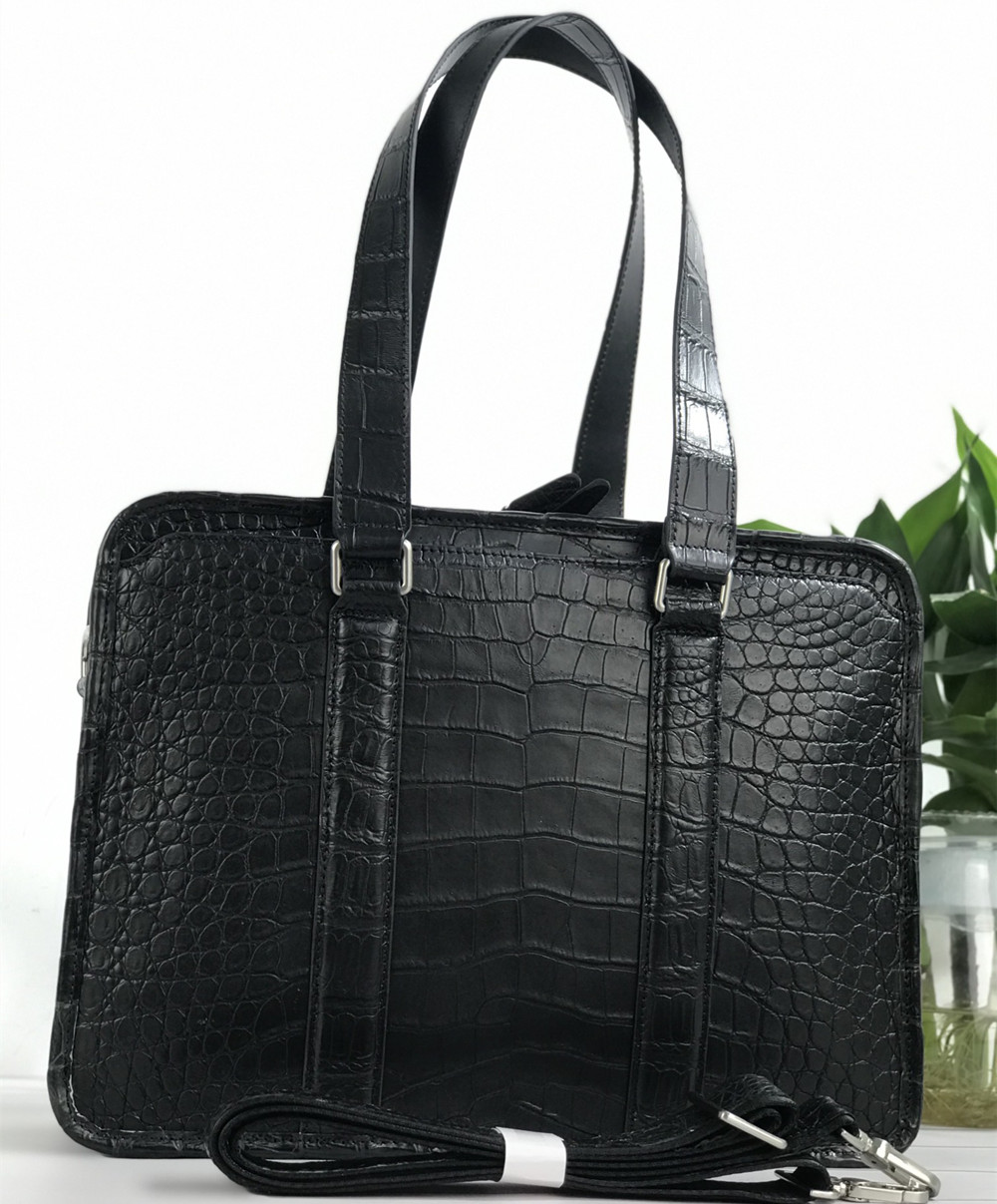 New crocodile leather laptop b - Luxury Tote Bags With Zipper ulasan dan harga