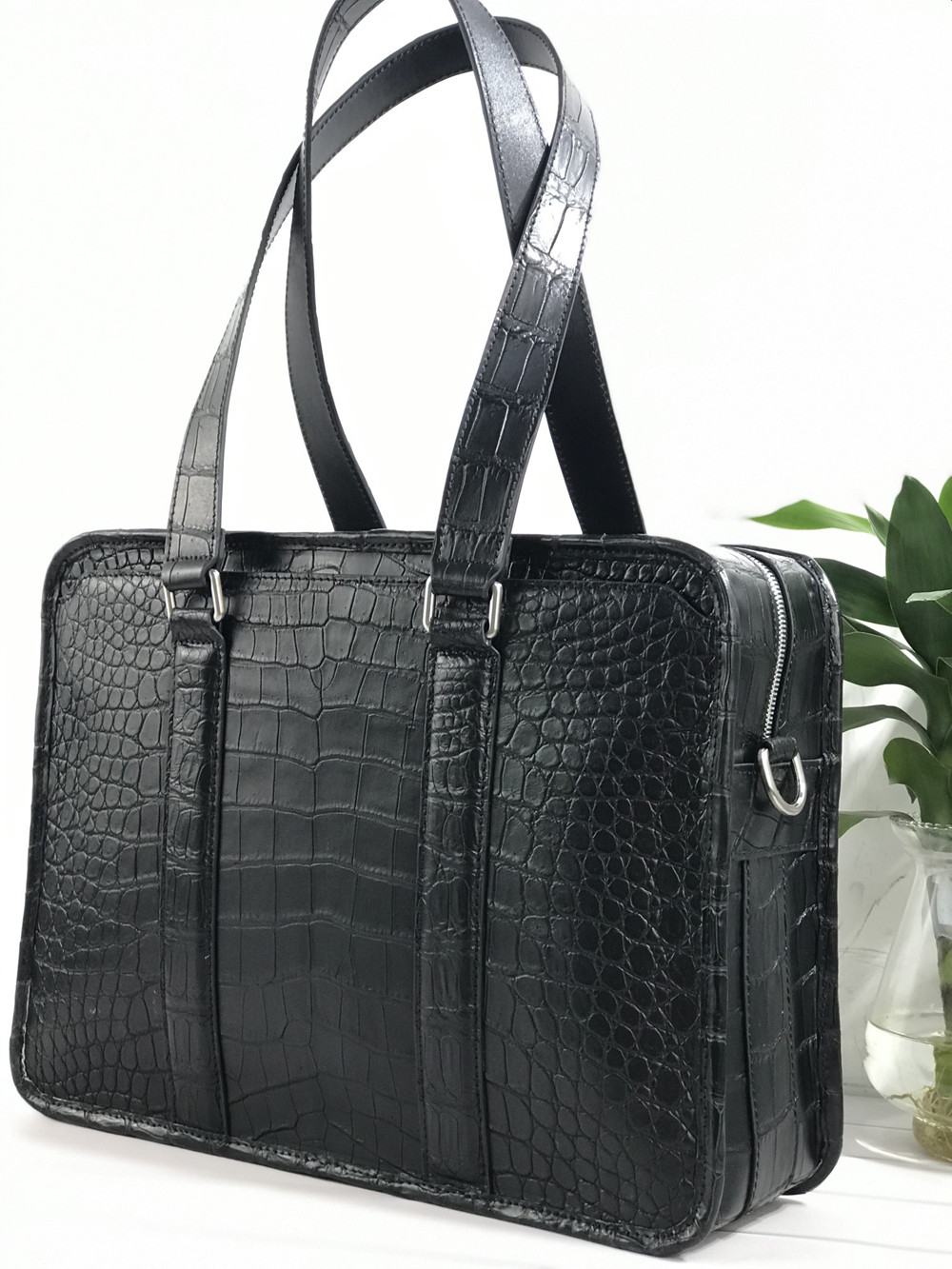 New crocodile leather laptop b - Luxury Tote Bags With Zipper ulasan dan harga