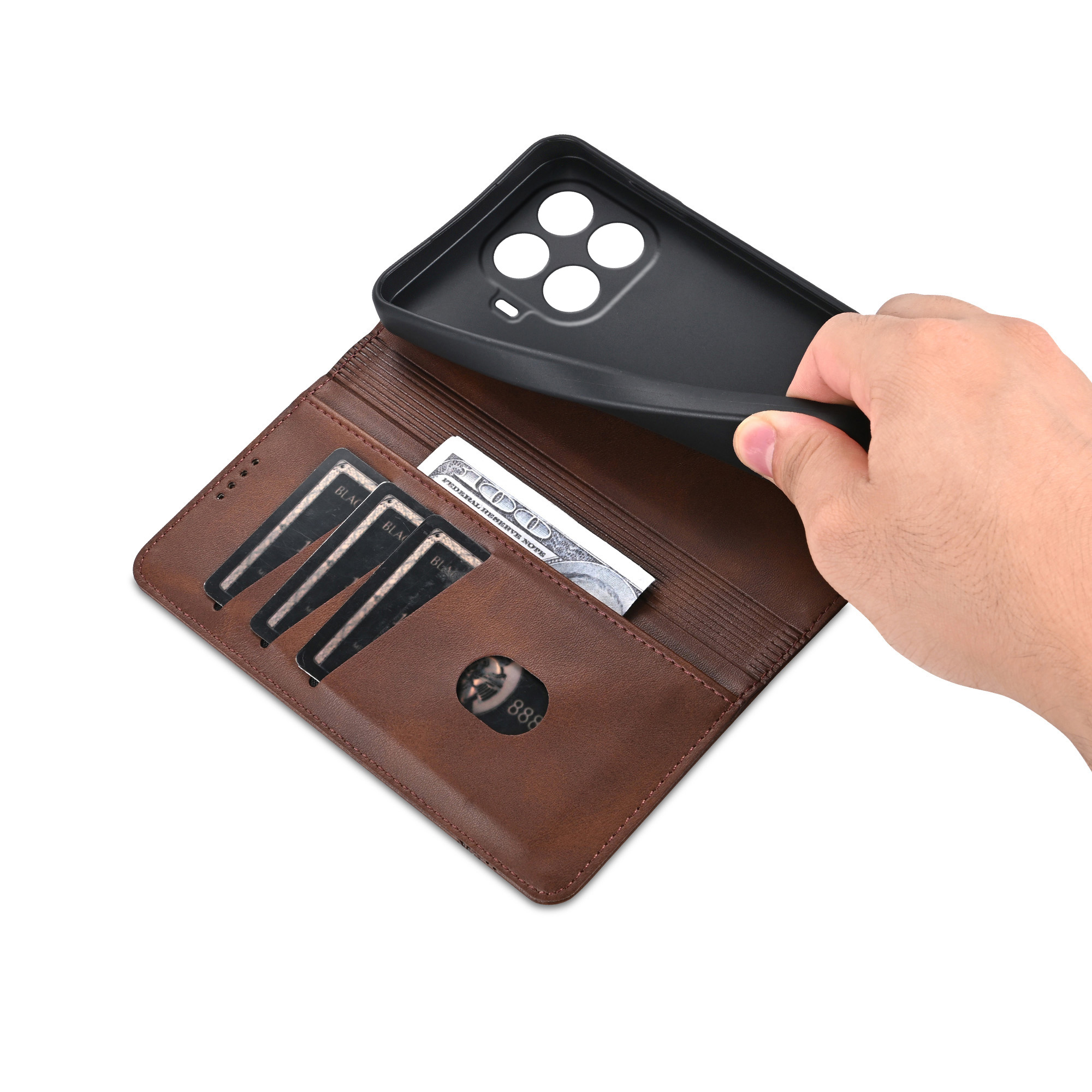 Business Flip Leather Phone Ca - Luxury Bags In ulasan dan harga