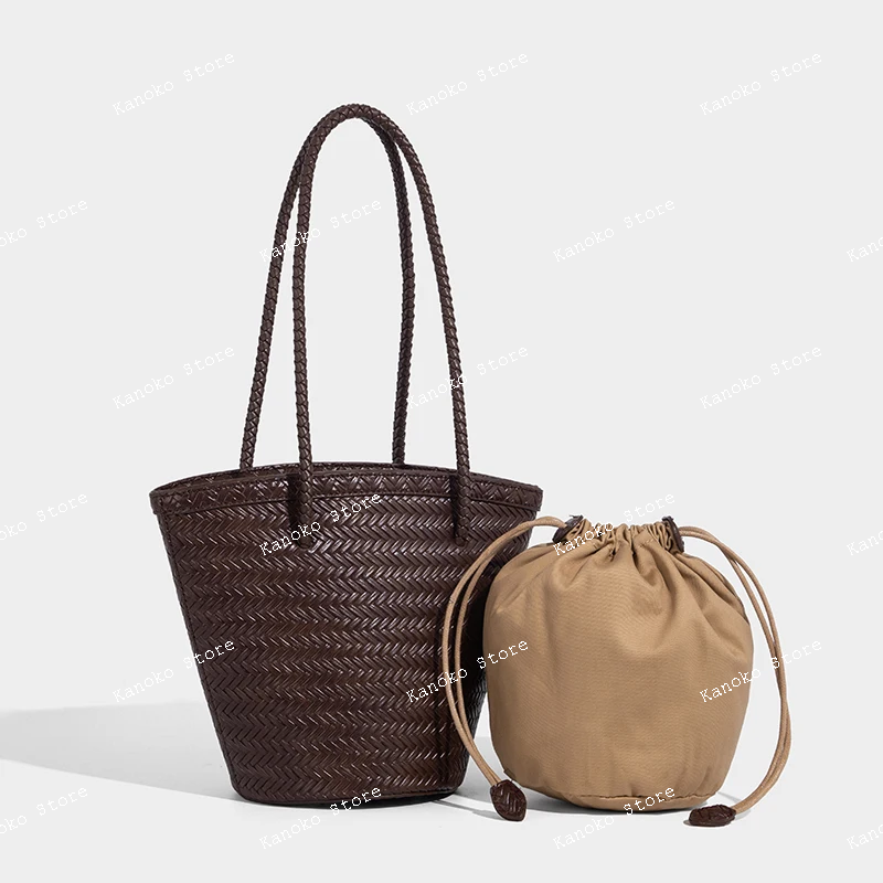 weave drawstring bucket undera - Luxury Bags In ulasan dan harga
