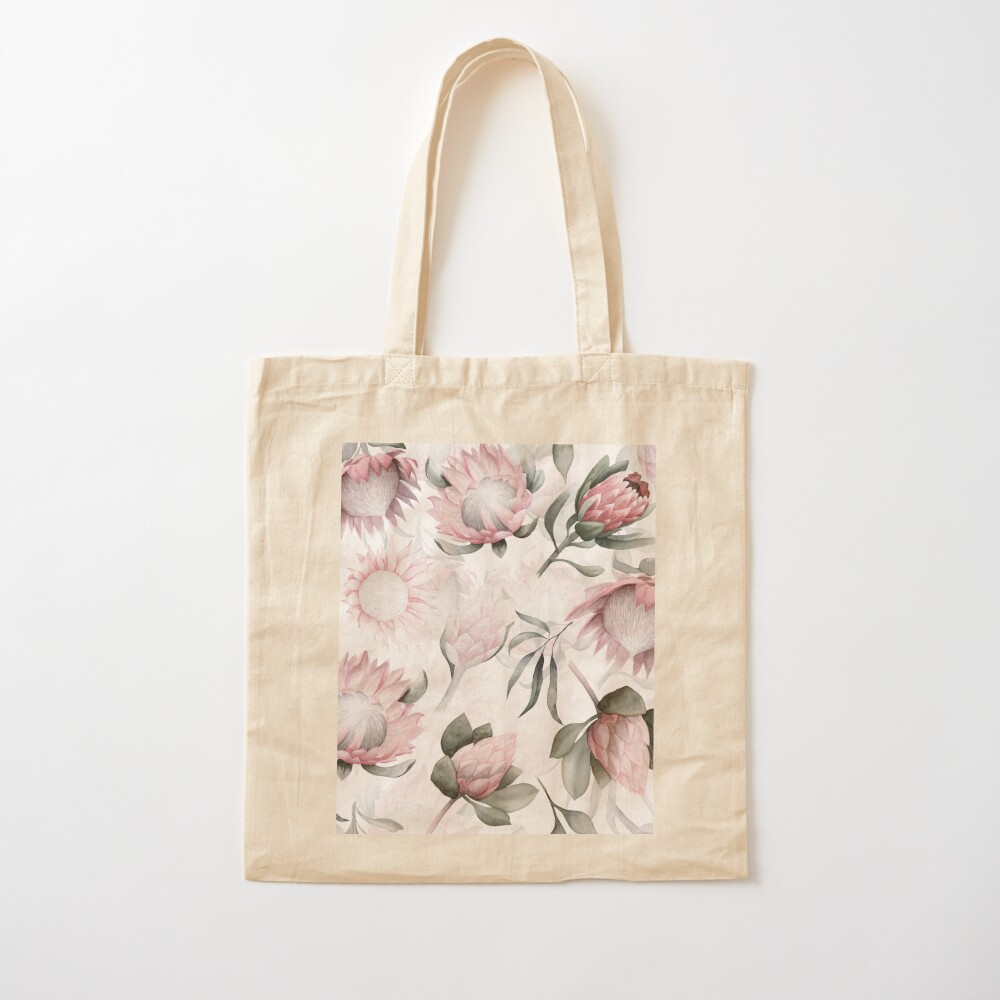 Hand Painted Protea Watercolor - Luxury Bags Hand Painted ulasan dan harga