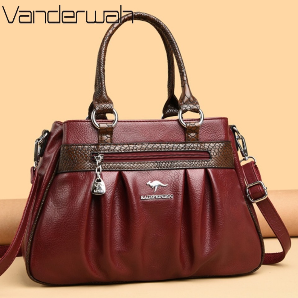 Three Layers Luxury Casual Tot - Luxury Tote Bags With Zipper ulasan dan harga