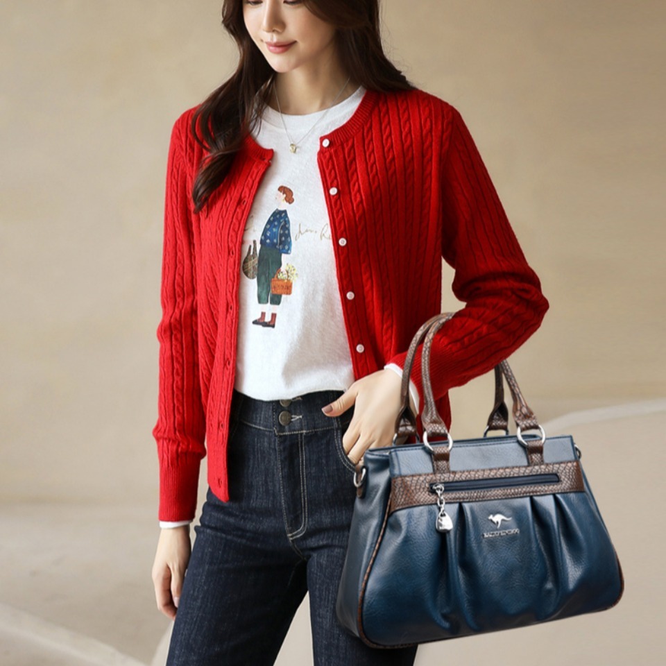 Three Layers Luxury Casual Tot - Luxury Tote Bags With Zipper ulasan dan harga