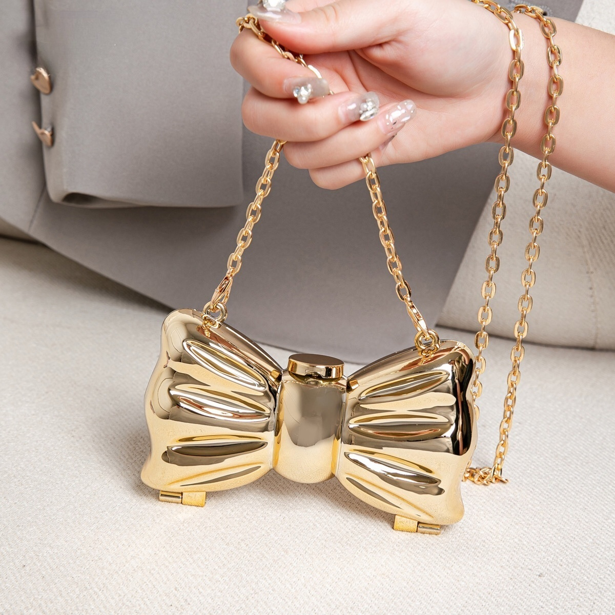 Luxury Fashion Metal Mini Hand - Luxury Bags Expensive ulasan dan harga